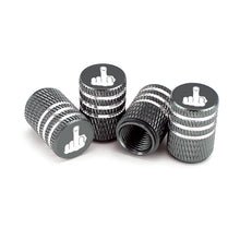 Load image into Gallery viewer, 4pcs Fuck Symbol Logo Tire Valve Caps
