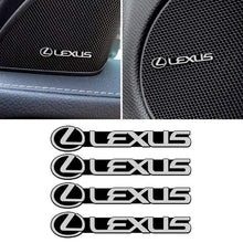 Load image into Gallery viewer, 4pcs Lexus Door Speaker Emblem Stickers
