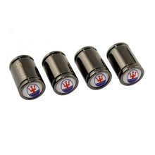 Load image into Gallery viewer, 4pcs Maserati Logo Sport Tire Valve Caps

