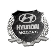 Load image into Gallery viewer, Hyundai Motors Carbon Shield Logo Emblem
