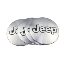 Load image into Gallery viewer, 4pcs 56.5mm Jeep Logo Wheel Center Stickers
