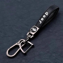 Load image into Gallery viewer, Jeep Logo Keychain Leather
