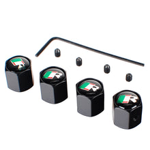 Load image into Gallery viewer, 4pcs Jaguar R Logo Anti Theft Tire Valve Caps
