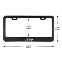 Load image into Gallery viewer, 2pcs Jeep License Plate Frames with Screw Caps
