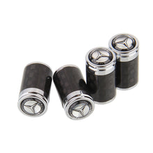 Load image into Gallery viewer, 4pcs Carbon Fiber Tire Valve Caps Mercedes Benz
