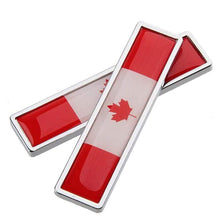 Load image into Gallery viewer, 2pcs Flag Emblem Metal Stickers
