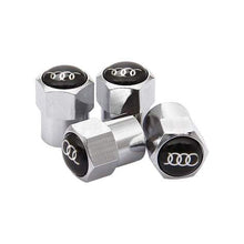 Load image into Gallery viewer, 4pcs Audi Logo Tire Valve Caps
