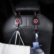 Load image into Gallery viewer, 2pcs Captain America Universal Hidden Seat Back Hooks
