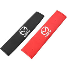 Load image into Gallery viewer, 2pcs Mazda Logo Seat Belt Pads
