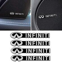 Load image into Gallery viewer, 4pcs Infiniti Door Speaker Emblem Stickers
