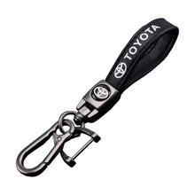 Load image into Gallery viewer, Toyota Logo Keychain Leather
