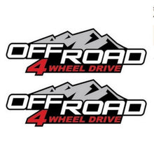 Load image into Gallery viewer, 2pcs 4x4 Off Road Vinyl Stickers
