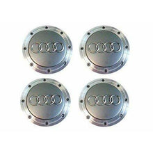 Load image into Gallery viewer, 4Pcs Audi Logo Wheel Center Caps 60mm 61mm 68mm 69mm 77mm 145mm 146mm 150mm 151mm
