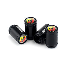 Load image into Gallery viewer, 4pcs Abarth Fiat Logo Tire Valve Caps
