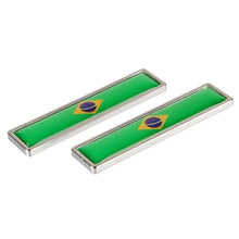 Load image into Gallery viewer, 2pcs Flag Emblem Metal Stickers
