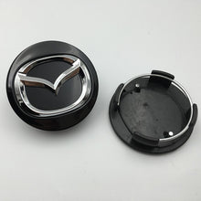 Load image into Gallery viewer, 4pcs Mazda Logo Wheel Center Hub Caps and 56mm Stickers
