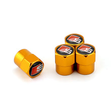 Load image into Gallery viewer, 4pcs Audi S Line Logo Tire Valve Caps - Silver
