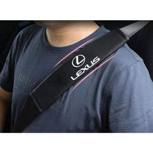 Load image into Gallery viewer, 2pcs Lexus Logo Seat Belt Pads
