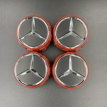 Load image into Gallery viewer, 4pcs Mercedes-Benz 75mm Wheel Center Caps
