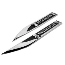 Load image into Gallery viewer, 2Pcs Mastermind Blade Skull Fender Emblem Sticker
