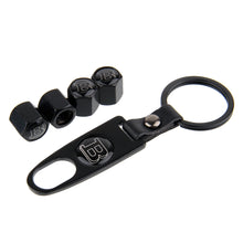 Load image into Gallery viewer, Mercedes Benz Tire Valve Caps + KeyChain
