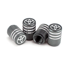 Load image into Gallery viewer, 4pcs Toyota /TRD Logo Tire Valve Caps
