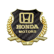 Load image into Gallery viewer, Honda Motors Carbon Shield Logo Emblem
