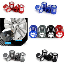 Load image into Gallery viewer, 4pcs Eagle Avengers Marvel Logo Tire Valve Caps

