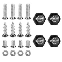 Load image into Gallery viewer, 4pcs License Plate Screws for Nissan Frame
