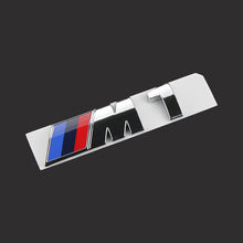 Load image into Gallery viewer, Silver and Glossy Black Plastic For BMW M Sticker Logo M1 M2 M3 M4 M5 M6 E30 E36 E39 E46 E60 E90 F10 F20 F30 G01 G30 X1 X3 X5
