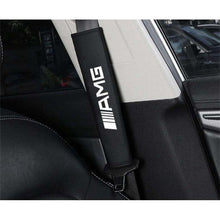 Load image into Gallery viewer, 2pcs Mercedes-Benz AMG Logo Seat Belt Pads - Black
