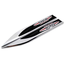Load image into Gallery viewer, 2pcs John Cooper Works Blade Fender Emblem Stickers
