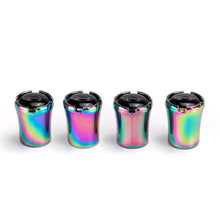 Load image into Gallery viewer, 4pcs Mini Logo Tire Valve Caps - Neo Chrome
