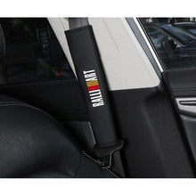 Load image into Gallery viewer, 2pcs Mitsubishi Ralli Art Logo Seat Belt Pads
