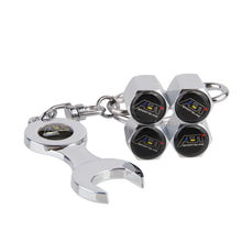 Load image into Gallery viewer, 4pcs Volkswagen LOGO Wheel Tire Valve Caps+Keychain
