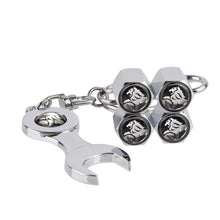 Load image into Gallery viewer, 4pcs Holden Black Wheel Tire Valve Caps Covers+Keychain
