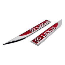 Load image into Gallery viewer, 2Pcs Lexus Logo Blade Fender Emblem Sticker
