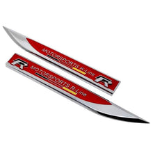 Load image into Gallery viewer, 2pcs Volkswagen Motorsport R-Line Fender Emblem Stickers
