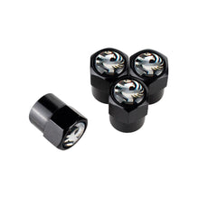 Load image into Gallery viewer, 4pcs Vauxhall Black Background Logo Tire Valve Caps
