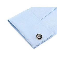 Load image into Gallery viewer, 2pcs Alfa Romeo Logo Men's Shirt Cufflinks
