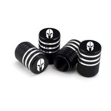 Load image into Gallery viewer, Knight Armor Helmet Logo Tire Valve Caps
