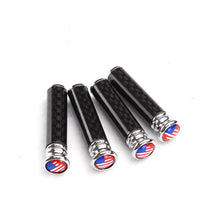 Load image into Gallery viewer, 4pcs USA Flag Car Doors Lock Pins Knobs Interior
