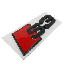 Load image into Gallery viewer, S3 S4 S5 S6 S8 Car Trunk Emblem Audi Black , Metal
