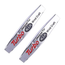 Load image into Gallery viewer, 2pcs Turbo KIA Emblem Stickers
