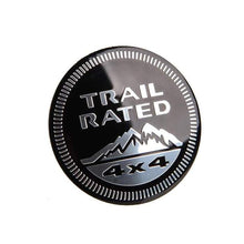 Load image into Gallery viewer, 4pcs 56.5mm Jeep Trail Rated Wheel Hub Stickers
