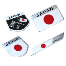 Load image into Gallery viewer, Metal Japan Flag Style Emblem Sticker for Car
