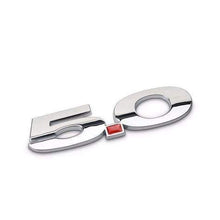 Load image into Gallery viewer, 5.0 Metal Letter Car Displacement Scale Emblem Fender Sticker For Ford Mustang Shelby Cobra Universal Badge Auto Styling
