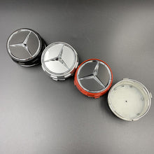Load image into Gallery viewer, 4pcs Mercedes-Benz 75mm Wheel Center Caps
