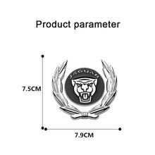 Load image into Gallery viewer, Jaguar Wreath Emblem Sticker
