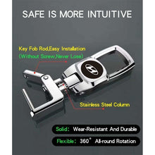 Load image into Gallery viewer, Hyundai Logo Heavy Duty Keychain
